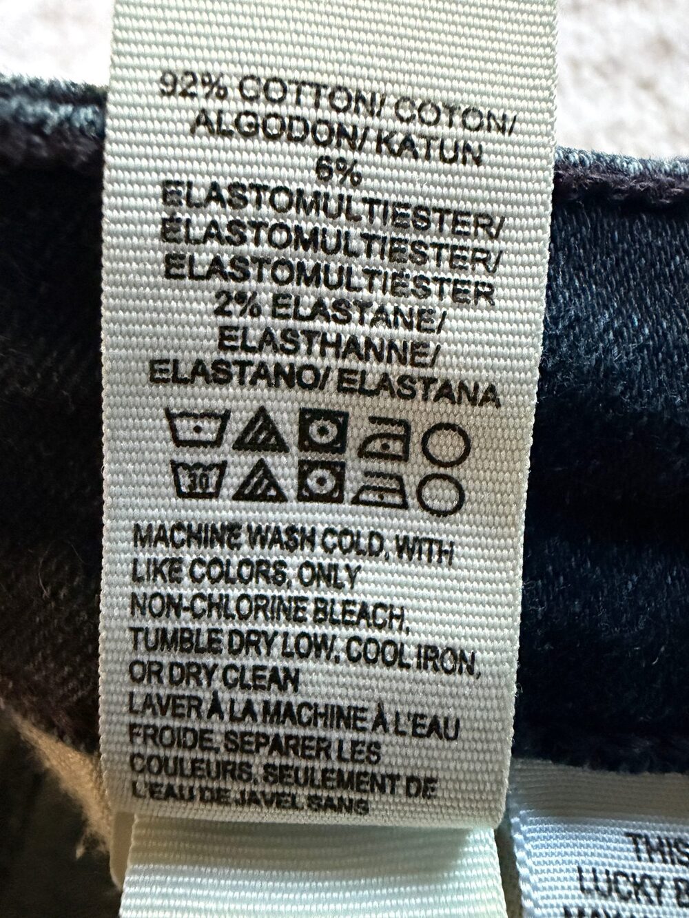 Lucky Brand Women's Blue Hayden Skinny Jeans Size 10/30 - Picture 8 of 8